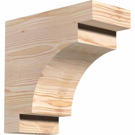 Ekena Millwork Mediterranean Smooth Rafter Tail, Douglas Fir, 5 1/2"W x 12"H x 12"L RFT06X12X12MED00SDF